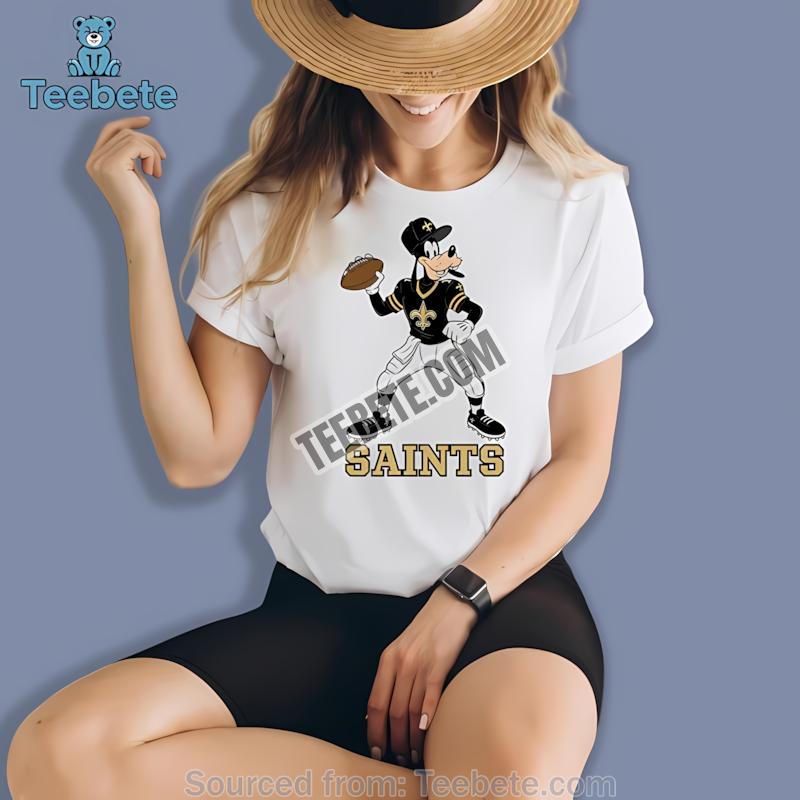 New Orleans Saints Goofy Quarterback Football Shirt