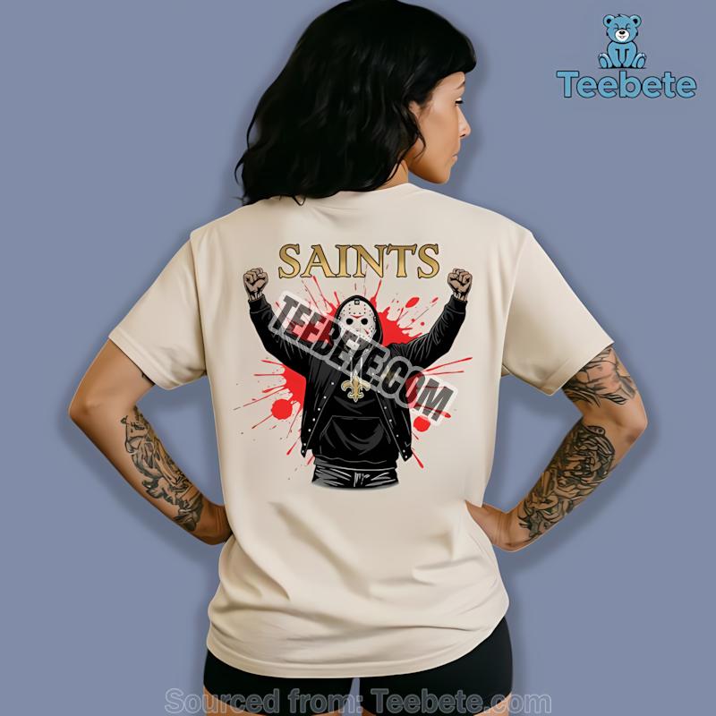 New Orleans Saints Jason Voorhees Michael Myers Horror Shirt New Orleans Saints Jason Voorhees Michael Myers Horror Shirt