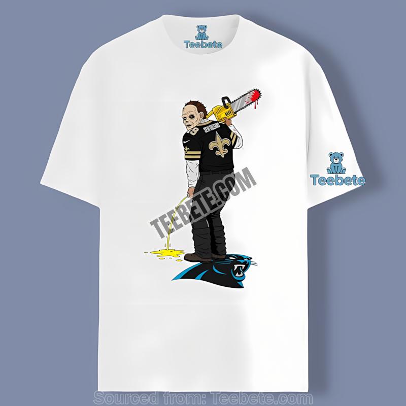 New Orleans Saints Leatherface Carolina Panthers Rivalry Shirt