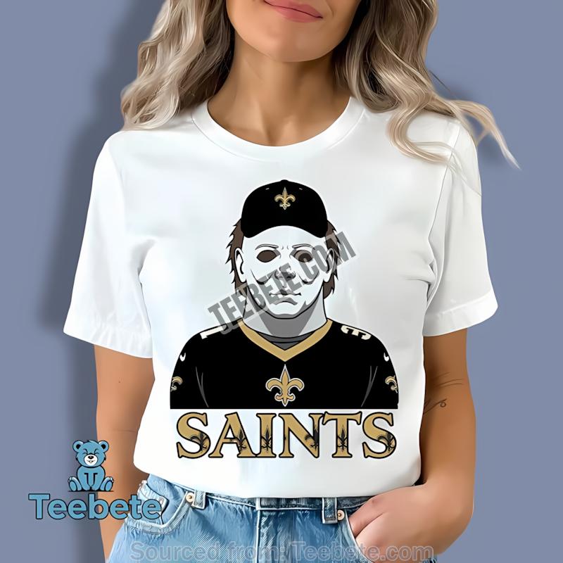 New Orleans Saints Michael Myers Spooky Halloween Shirt