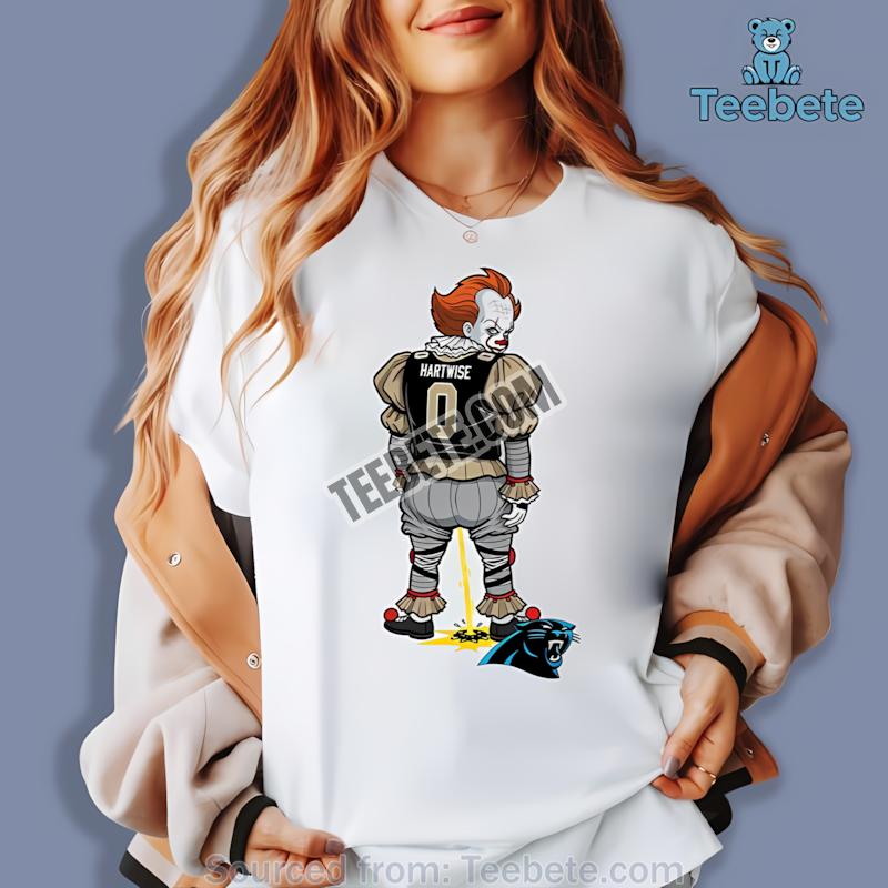 New Orleans Saints Pennywise Carolina Panthers Rivalry Halloween Shirt