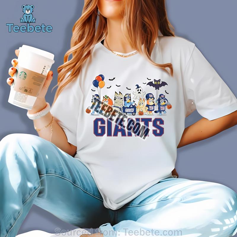 New York Giants Bluey Halloween Parade Costume Shirt