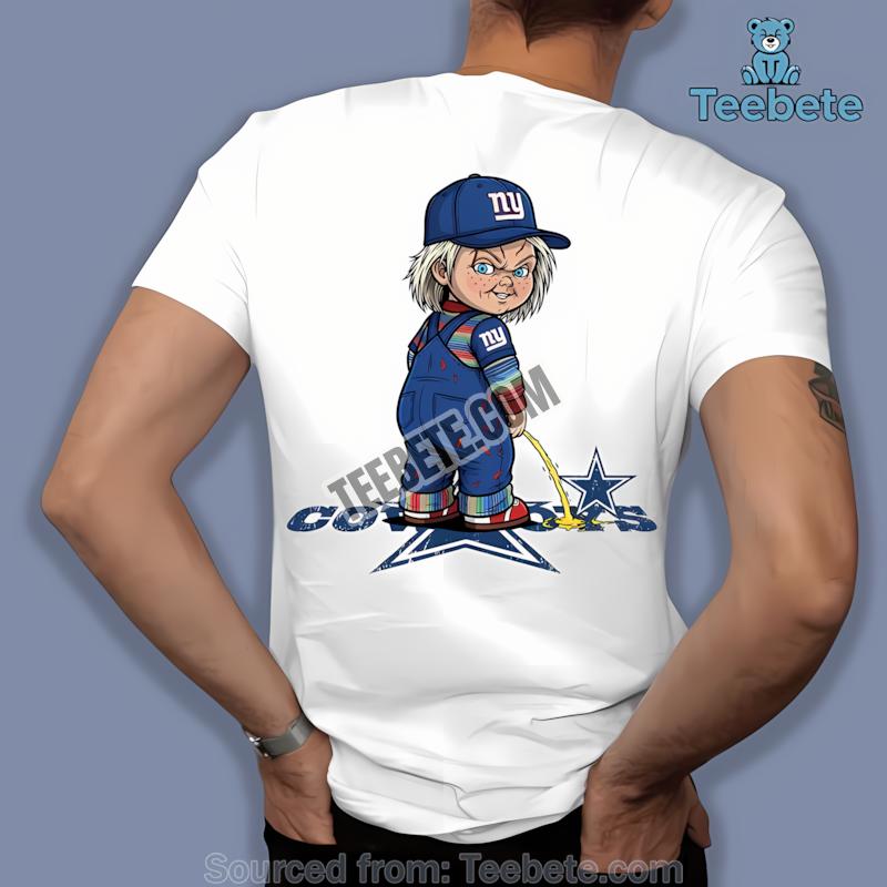 New York Giants Chucky Dallas Cowboys Rivalry Halloween Shirt