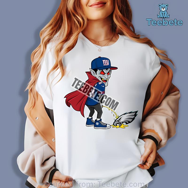 New York Giants Dracula Eagles Rivalry Halloween Shirt
