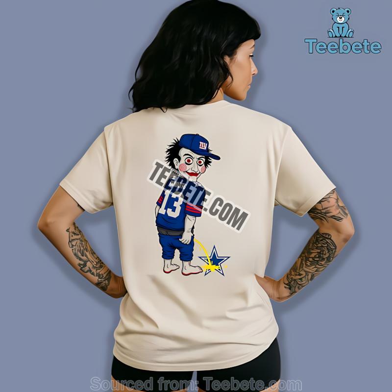 New York Giants Halloween Billy Puppet Dallas Cowboys Rivalry Shirt