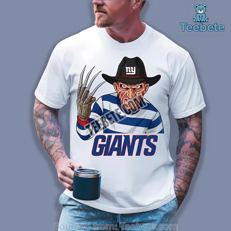 New York Giants Halloween Freddy Krueger Shirt