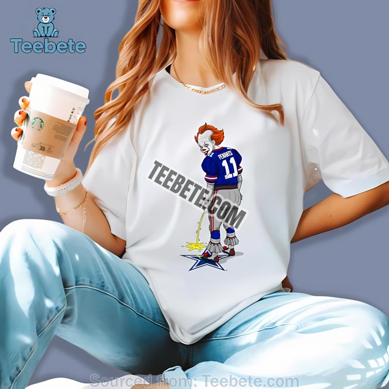 New York Giants Halloween Pennywise Dallas Cowboys Rivalry Shirt