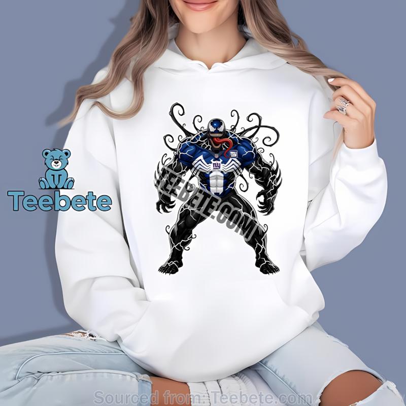 New York Giants Halloween Venom Character Hoodie New York Giants Halloween Venom Character Hoodie