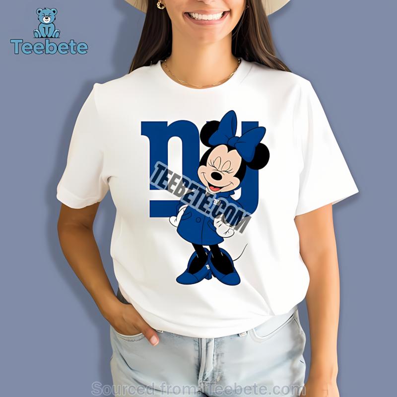 New York Giants Minnie Mouse Character Shirt