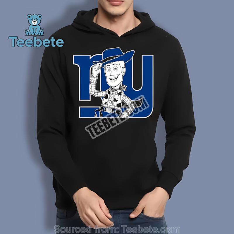 New York Giants Woody Toy Story Character Hoodie New York Giants Woody Toy Story Character Hoodie