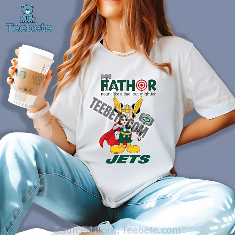 New York Jets Mickey Mouse Fathor Shirt