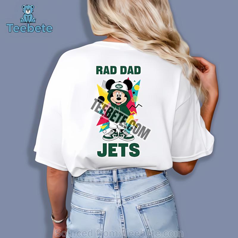 New York Jets Mickey Mouse Rad Dad Shirt