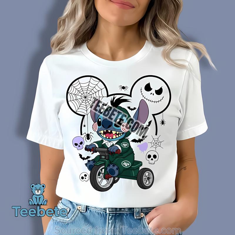 New York Jets Stitch Saw Horror Halloween Shirt
