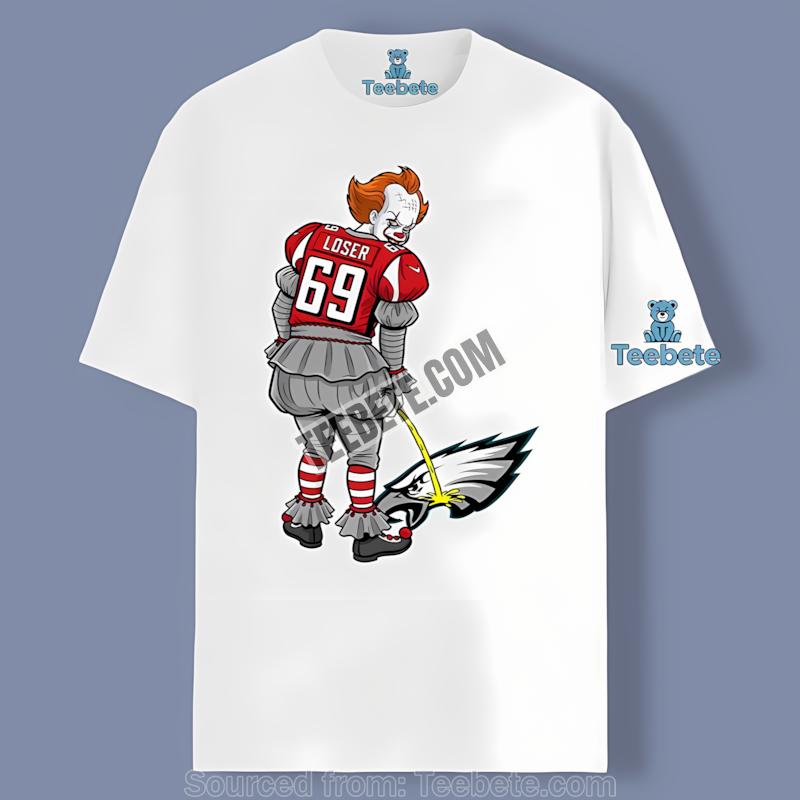 Pennywise Vs Eagles Halloween Atlanta Falcons Rivalry Tshirt