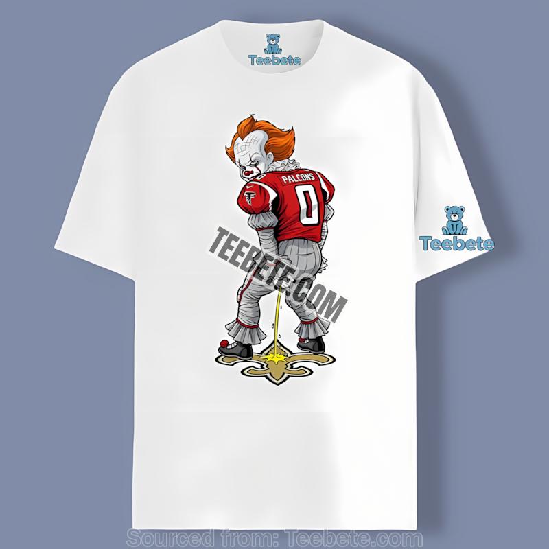 Pennywise Vs Saints Falcons Rivalry Graphic Tshirt
