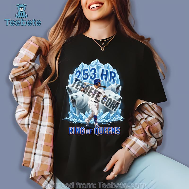 Pete Alonso Glacier Charge 253 Hr Mets King Of Queens Shirt