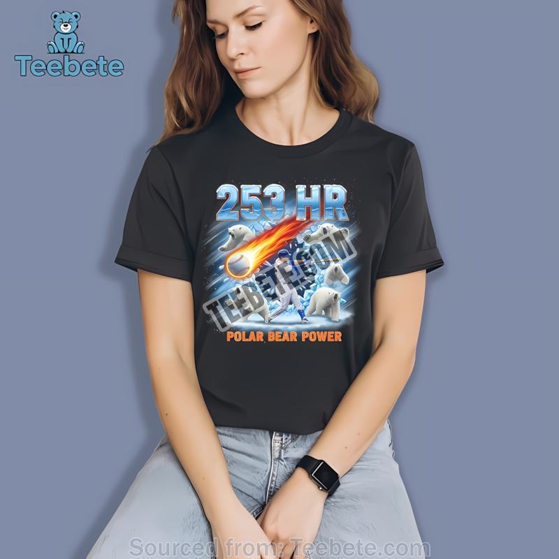 Pete Alonso Polar Storm 253 Hr Polar Bear Power Mets Shirt