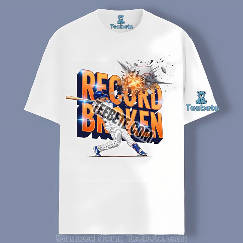 Pete Alonso Record Broken Explosive Mets Home Run Celebration Shirt