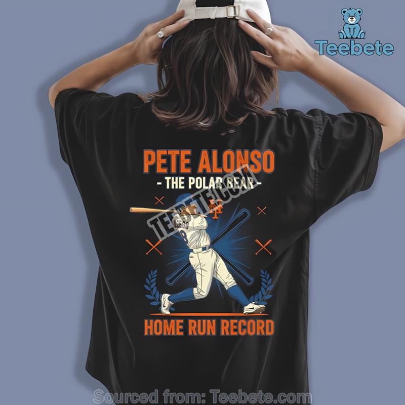 Pete Alonso Vintage Poster Mets Home Run Record Celebration Shirt
