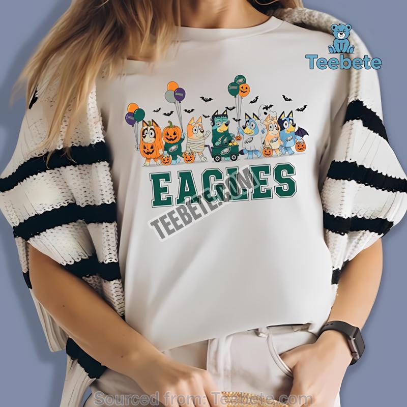 Philadelphia Eagles Bluey Halloween Parade Costume Shirt