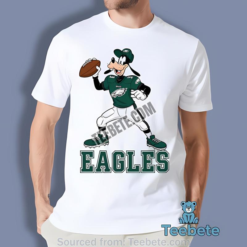 Philadelphia Eagles Goofy Football Quarterback Shirt