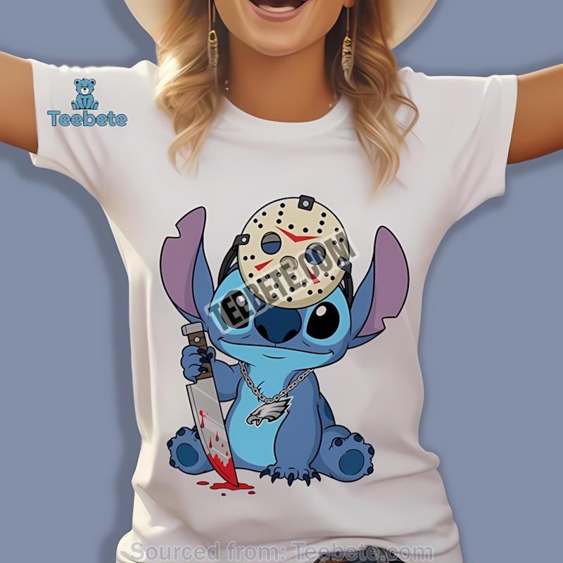 Philadelphia Eagles Stitch Jason Halloween Shirt