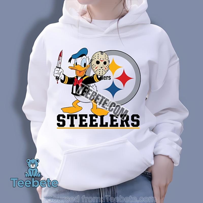 Pittsburgh SHoodielers Donald Duck Jason Mask Halloween Shirt Pittsburgh SHoodielers Donald Duck Jason Mask Halloween Shirt