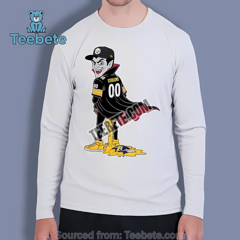 Pittsburgh SLong Sleevelers Dracula Baltimore Ravens Rivalry Shirt Pittsburgh SLong Sleevelers Dracula Baltimore Ravens Rivalry Shirt