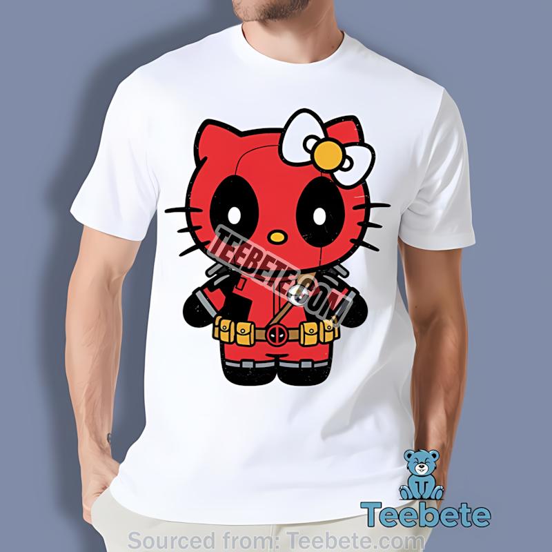Pittsburgh Steelers Hello Kitty Deadpool Shirt