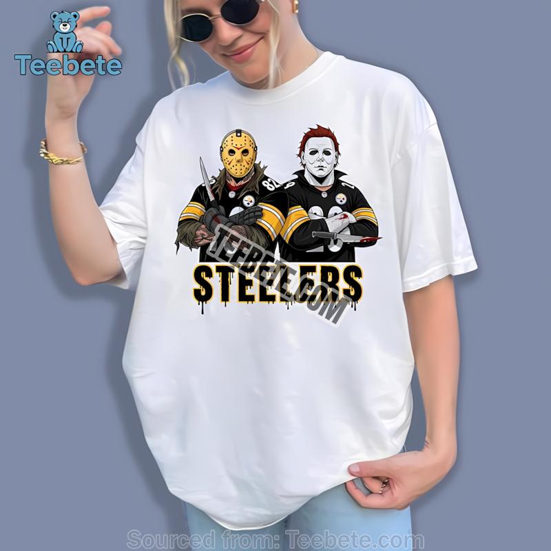 Pittsburgh Steelers Jason Voorhees Michael Myers Horror Shirt