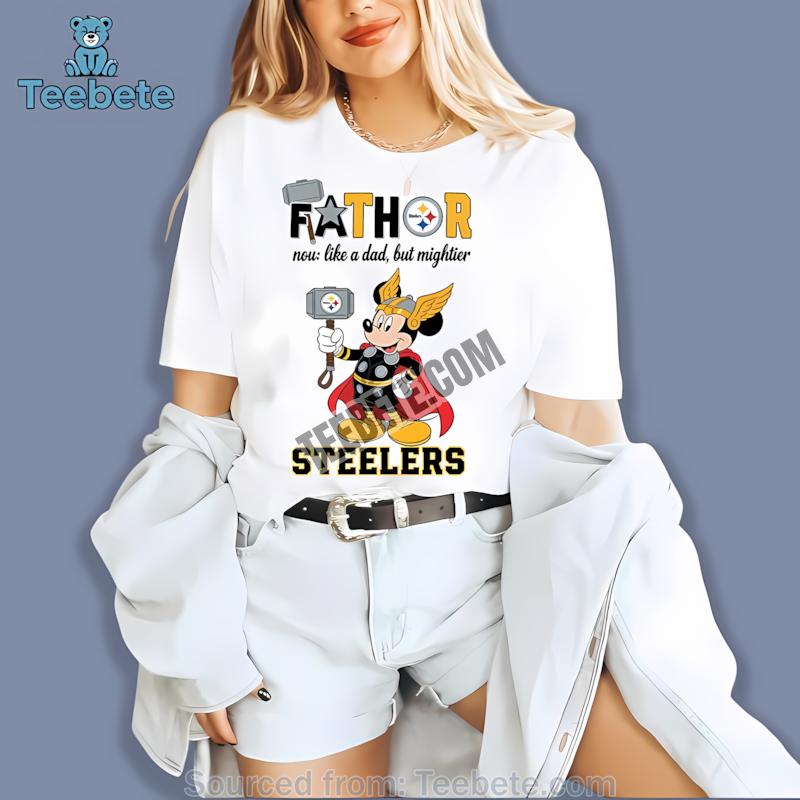 Pittsburgh Steelers Mickey Mouse Fathor Shirt