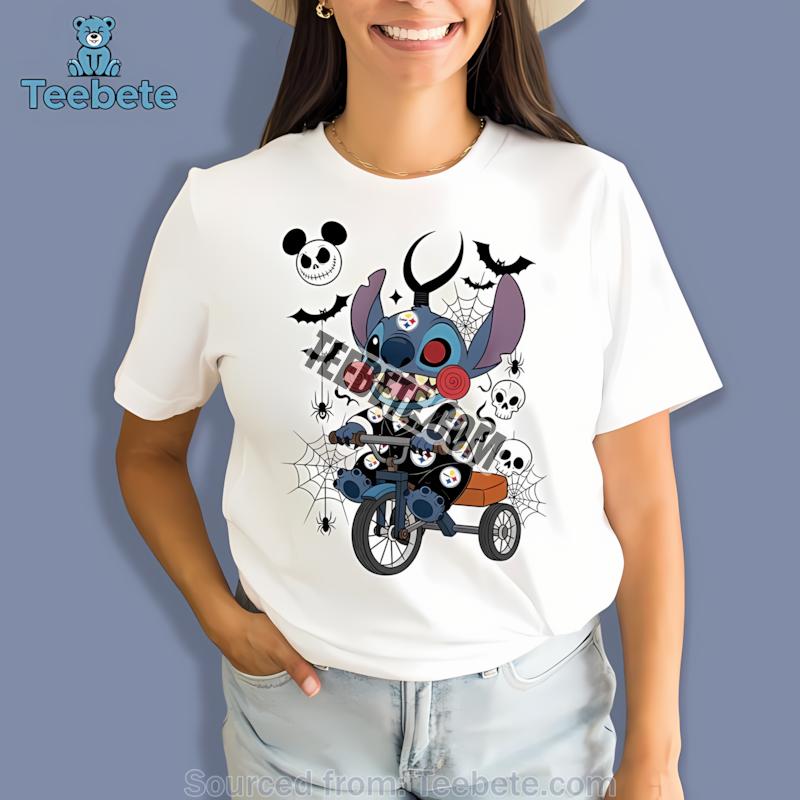 Pittsburgh Steelers Stitch Saw Halloween Shirt