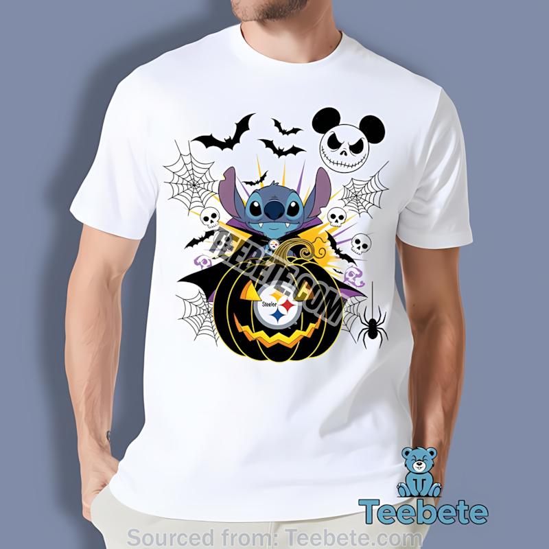 Pittsburgh Steelers Stitch Witch Halloween Shirt