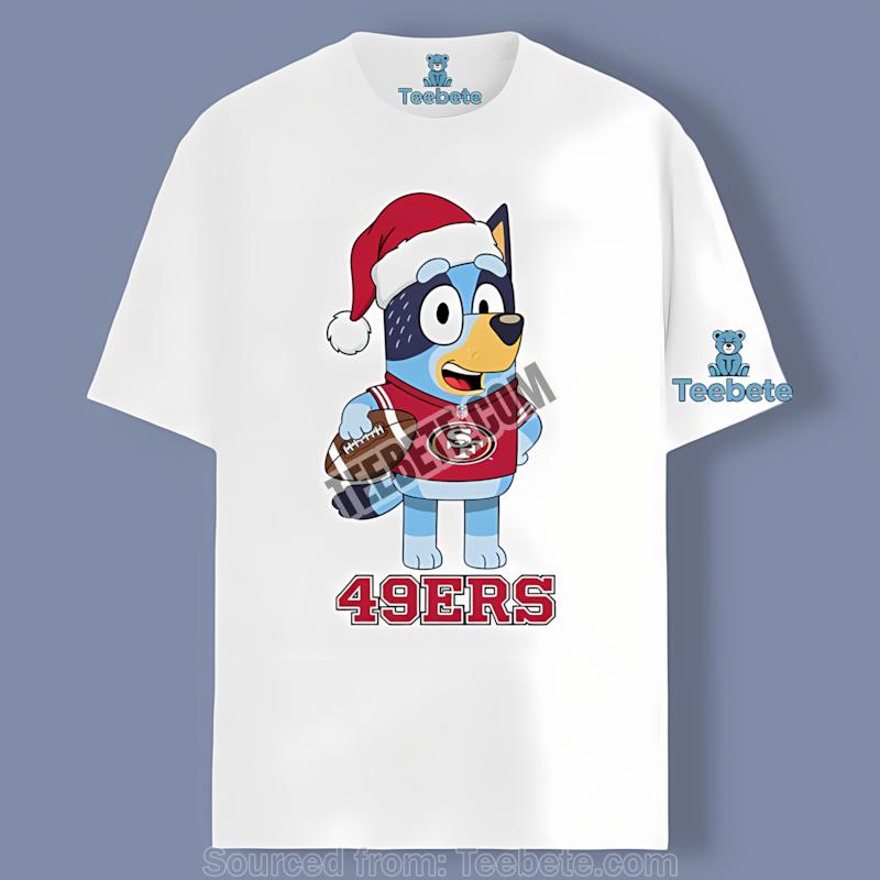 San Francisco 49Ers Bluey Bingo Trick Or Treat Halloween Shirt San Francisco 49Ers Bluey Bingo Trick Or Treat Halloween Shirt