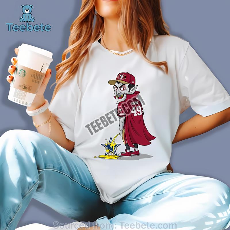 San Francisco 49Ers Dracula Dallas Cowboys Rivalry Shirt