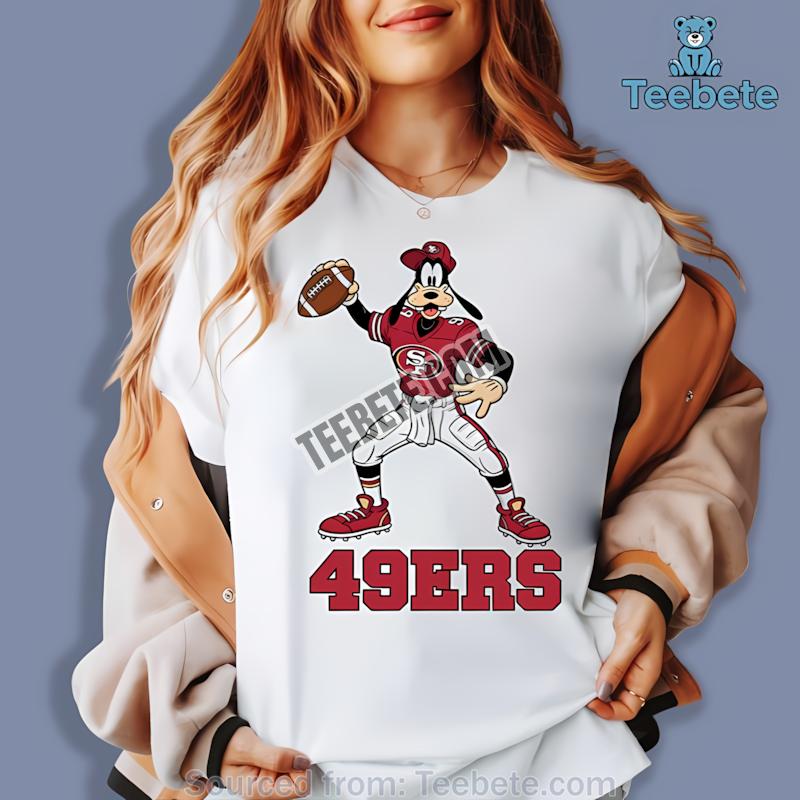 San Francisco 49Ers Goofy Football Quarterback Shirt