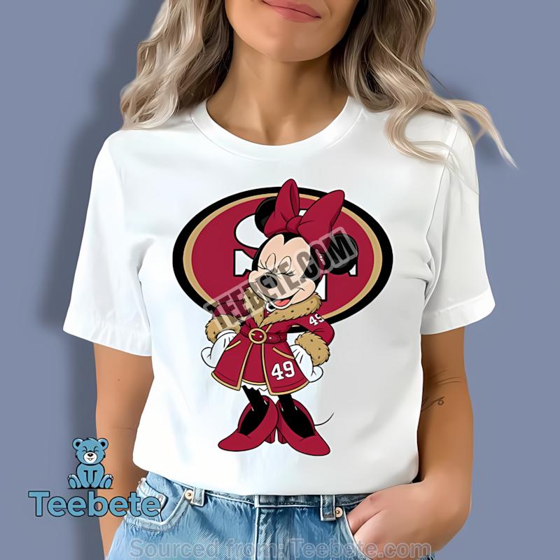 San Francisco 49Ers Minnie Mouse Shirt