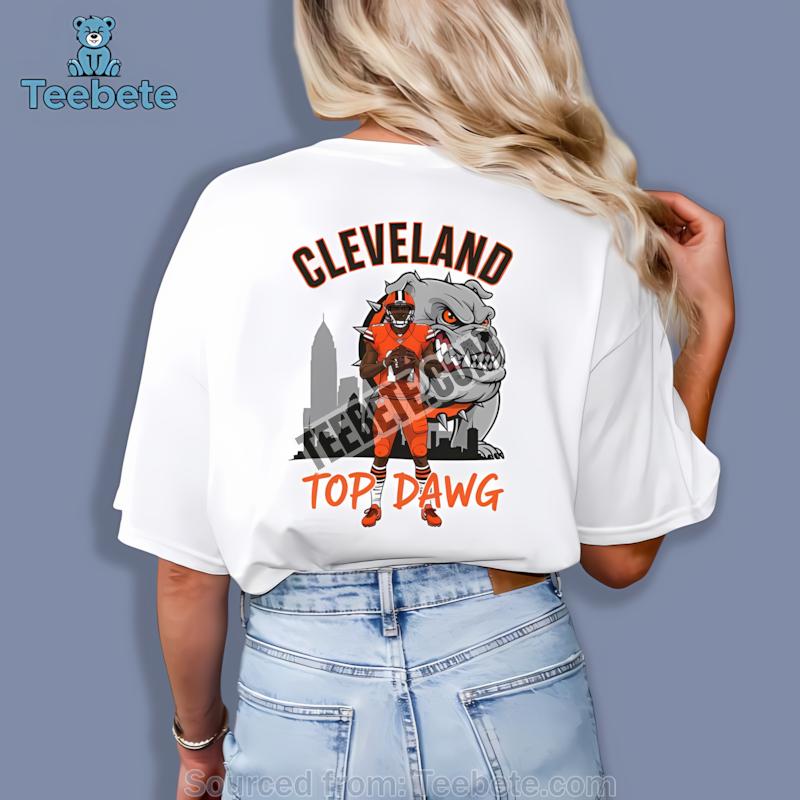 Cleveland Browns Shedeur Sanders Number 12 Quarterback Shirt