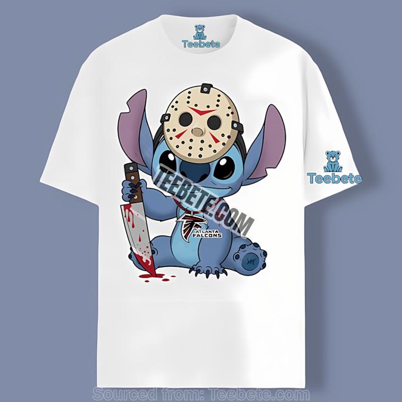 Stitch Jason Halloween Atlanta Falcons Vintage Tshirt