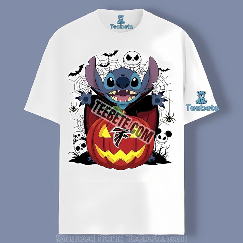 Stitch Witch Halloween Atlanta Falcons Tshirt