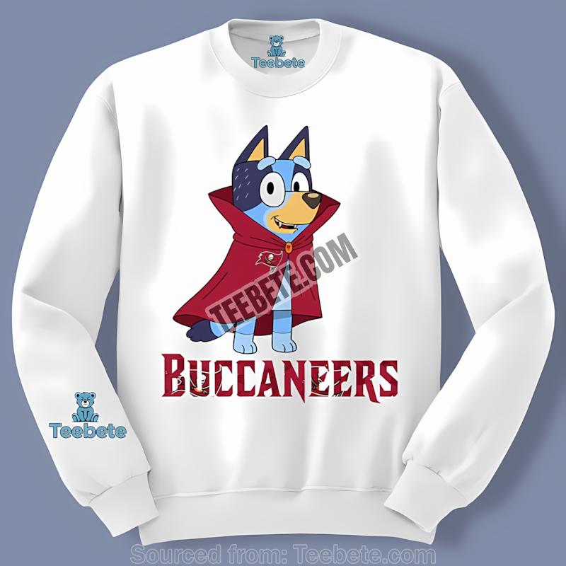 Tampa Bay Buccaneers Bluey Vampire Long Sleeve Tampa Bay Buccaneers Bluey Vampire Long Sleeve