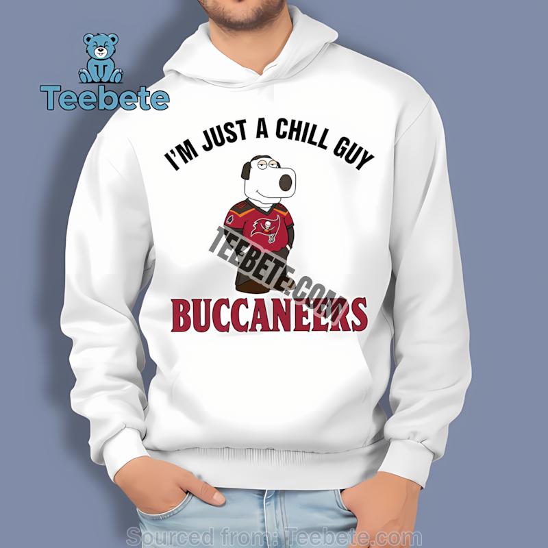 Tampa Bay Buccaneers Brian Griffin Chill Guy Hoodie Tampa Bay Buccaneers Brian Griffin Chill Guy Hoodie