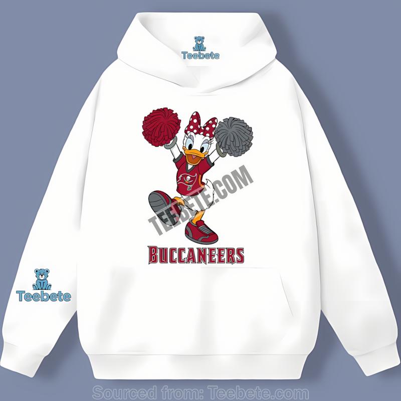 Tampa Bay Buccaneers Daisy Duck Cheerleader Hoodie Tampa Bay Buccaneers Daisy Duck Cheerleader Hoodie