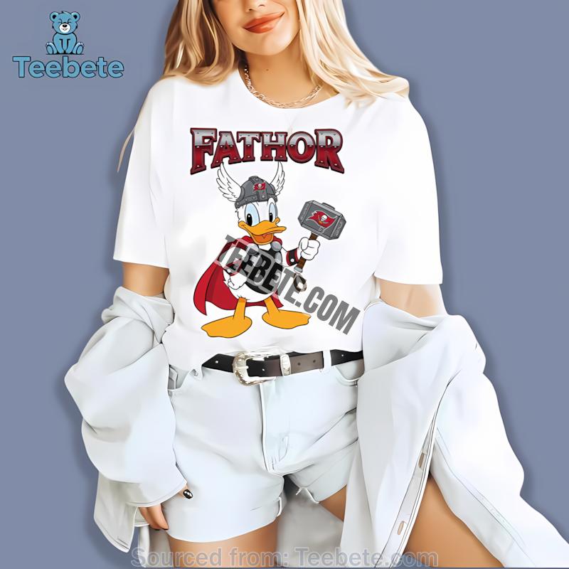 Tampa Bay Buccaneers Donald Duck Fathor Shirt