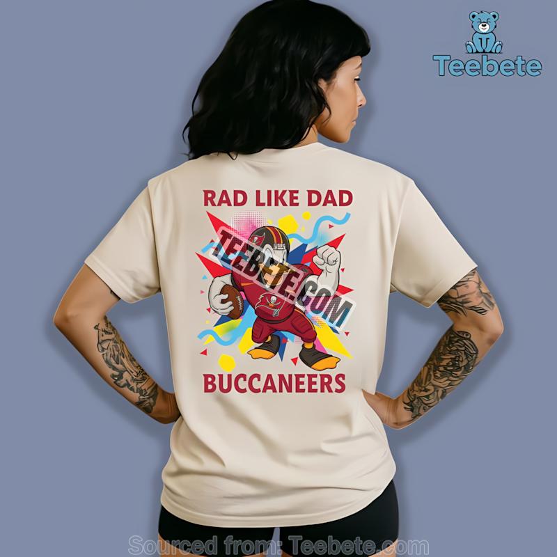 Tampa Bay Buccaneers Donald Duck Rad Like Dad Shirt
