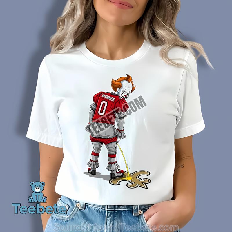 Tampa Bay Buccaneers Halloween Pennywise Orleans Saints Rivalry Shirt