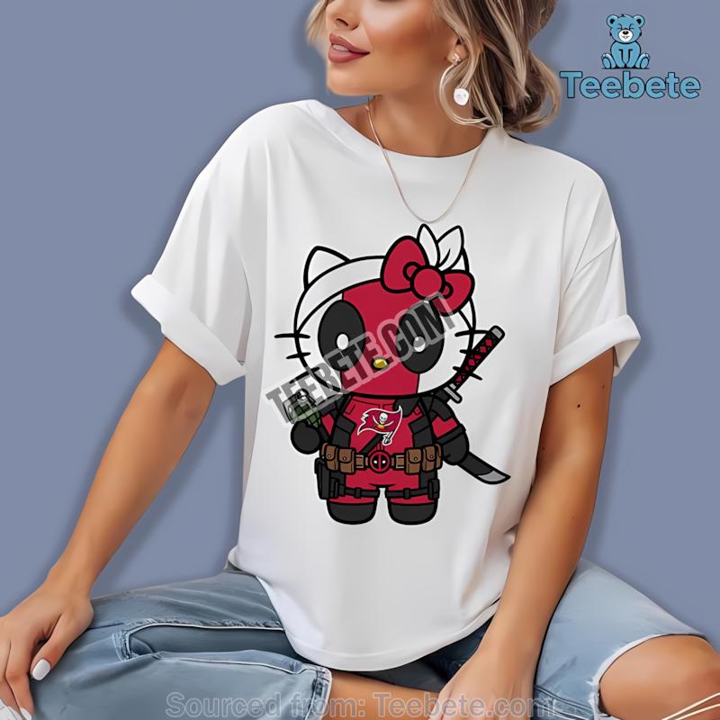 Tampa Bay Buccaneers Hello Kitty Deadpool Shirt