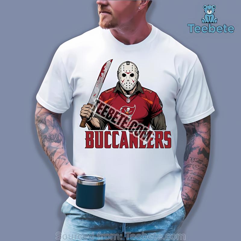 Tampa Bay Buccaneers Jason Voorhees Machete Horror Football Shirt