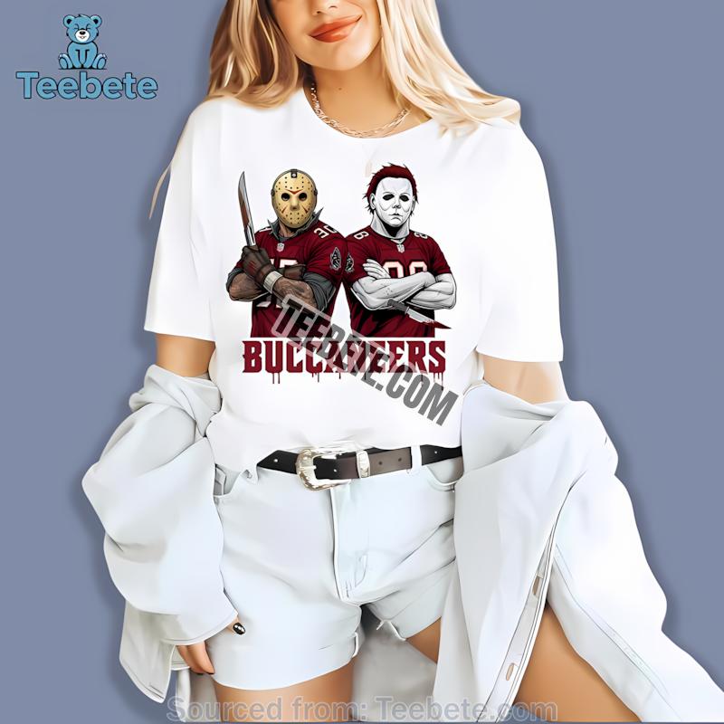 Tampa Bay Buccaneers Jason Voorhees Michael Myers Horror Shirt