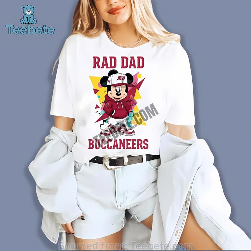 Tampa Bay Buccaneers Mickey Mouse Rad Dad Shirt